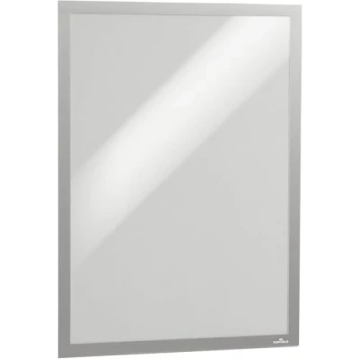 Image de DURABLE Cadre d&#039;affichage DURAFRAME® POSTER A1 Fixation adhésive pour documents Résistant aux UV 1 pièce, Argent, 505523