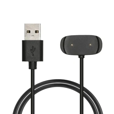 Image de kwmobile Câble USB Compatible avec Huami Amazfit Bip U/Bip U Pro/GTS 2e / GTR GTS 2 Mini/Pop Rechange Chargeur Fitness Tracker Montre connectée Noir