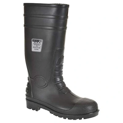 Image de Portwest Bottes de sécurité Wellington S5, Couleur: Noir, Taille: 45, FW95BKR45