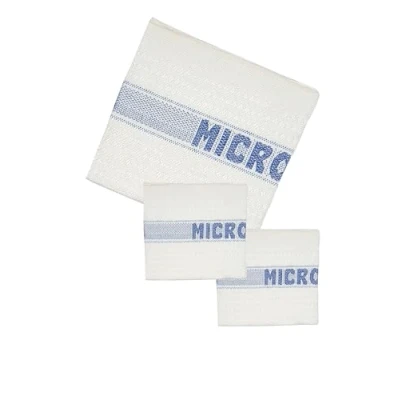 Image de LNT France Lot de 3 serpillères Gaufrées Microfibres 45x50 cm, très absorbantes, ne peluchent Pas, pour Tous Types Sol, Fabriqué en France.