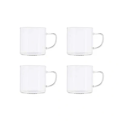 Image de OGO LIVING Lot de 4 tasses expresso helya 12cl en verre borosilicate 7912006