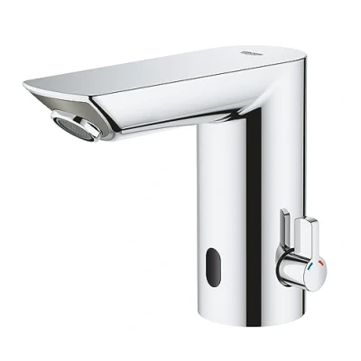 Image de GROHE 36451000 Mitigeur Lavabo Infrarouge avec Limiteur de Température, BAU Cosmopolitan E, Chromé (Import Allemagne)