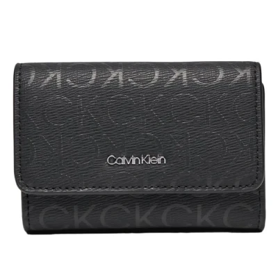 Image de Calvin Klein MUST Small Trifold MONO Portefeuille black, Femme, Taille: One Size, Black