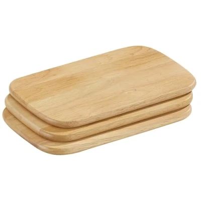 Image de Zassenhaus 50004 Planches à découper Set 3 Parties, Bois, Marron, 9 x 12 16 cm