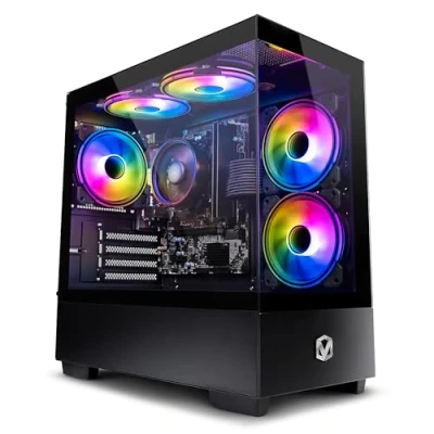 Image de Vibox VI 211 PC Gamer AMD Ryzen 3200GE Processeur 4GHz Radeon Vega 8 Graphique 16Go RAM 1To SSD Linux OS WiFi