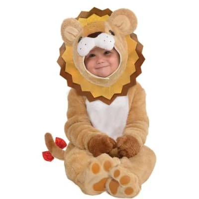 Image de amscan Déguisement Bébé Lion, 9900884, Multicolore, 6 12 Mois