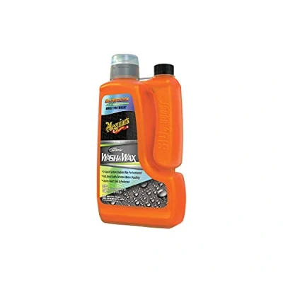 Image de Meguiar&#039;s Shampooing Wash &amp; Wax Hybride Céramique avec Boost Si02 1,66l, Orange