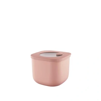Image de Guzzini Kitchen Active Design, STORE&amp;MORE BIO, Récipients hermétiques hauts pour réfrigérateur/congélateur/four à micro ondes (S) Rose Fleur de Pêcher, 12,2 x h9,8 cm 750cc 170722251