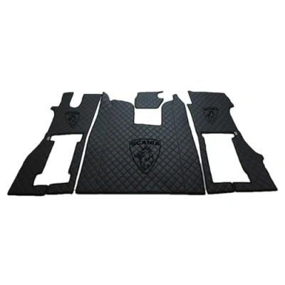 Image de KRAMTRUCK tapis de sol rembourré Compatible avec Scania R à partir 2017 voiture en caoutchouc les Siège passager ou rotatif