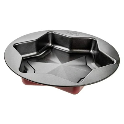 Image de Zenker Moule en Forme d&#039;étoile Rouge/Noir Ø 25/27,5 x 4,5 cm