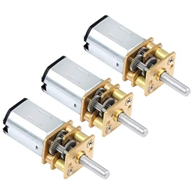 Image de WiMas 3PCS DC 6V 30RPM Micro Moteur De Réduction Vitesse Mini Boîte à Engrenages avec 2 Bornes pour RC Voiture Robot Modèle DIY Jouet