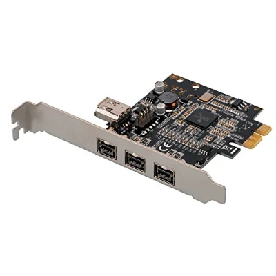 Image de Carte pci express firewire 800 3 ports ext + 1 port int connectland
