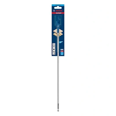 Image de Bosch Professional 1x Foret plat Expert SelfCut Speed (pour Bois résineux, Panneau aggloméré, Ø 20,00 mm, Longeur 400 Accessoire Perceuse à percussion)
