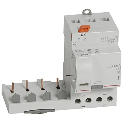 Image de Bloc différentiel adaptable DX3 4P 400V 40A typeAC 300mA pour disj 1 module/pôle