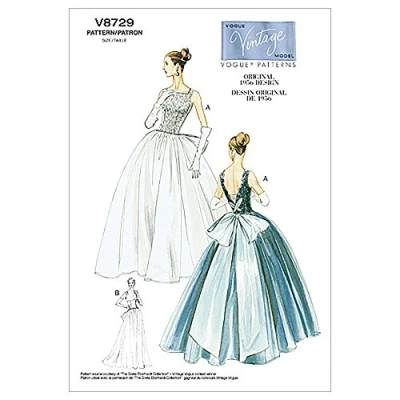 Image de Vogue Patterns V8729 Robe et Jupon pour Femme Taille EE 42 44 46 48