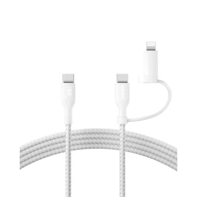 Image de Belkin BoostCharge Pro câble USB 2.0 1,5 m C C/Lightning Blanc Neuf