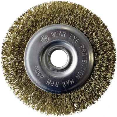 Image de gloria Brosse à Joints en Fil d&#039;acier Accessoires pour Les appareils MultiBrush et WeedBrush métallique/en Laiton Le Nettoyage des 11 cm de diamètre 1,2 Largeur