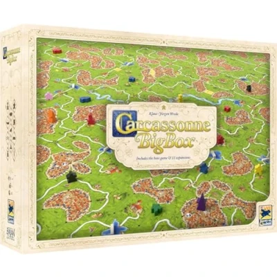 Image de Z Man Games Carcassonne Big Box (2022) Jeu de société À partir 7 Ans 2 à 6 Joueurs Temps 35 Minutes Multicolore (ZMGZH010)