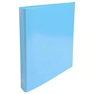 Image de Exacompta réf. 519292E Carton de 10 classeurs rigides Iderama 4 anneaux ronds diamètre 30 mm Dos 40 Dimensions extérieures : 32 x 26 cm Format à classer A4 Coloris bleu clair