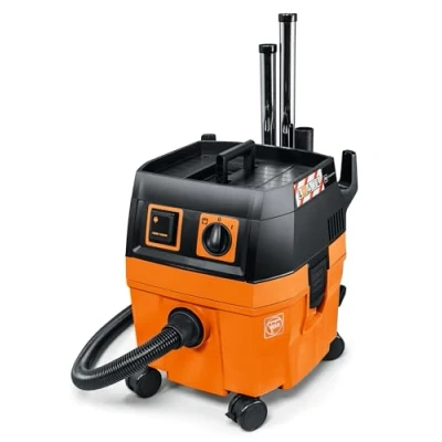 Image de FEIN 92035060000 Aspirateur Eau et poussière Dustex 25 L Set Pro, Machine Filaire, Aspiration, Couleur, Behälter 22L, 380 W, 22 liters, 67 décibeles