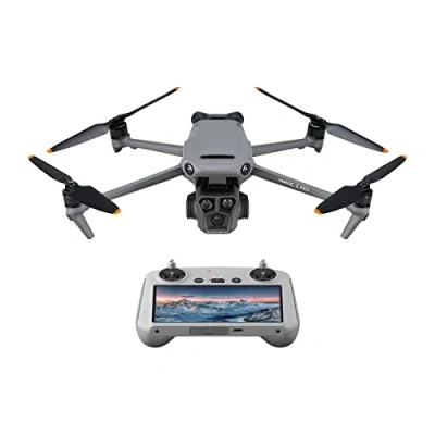 Image de DJI Mavic 3 Pro avec RC (radiocommande écran), Drone phare à trois caméra Hasselblad CMOS 4/3, Temps de vol 43 min et Transmission vidéo HD 15 km