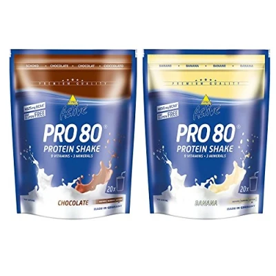 Image de Shake protéiné Inko Active Pro 80 sacs 2 mix Pack (2 x 500 g) 1er de 1 (1 kg)