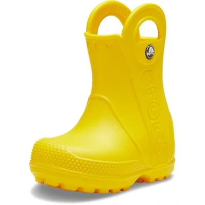 Image de Crocs Mixte enfant Handle It Rain Boot T Bottine, Yellow, 19/20 EU