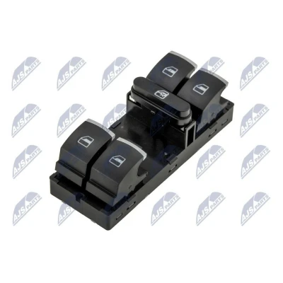 Image de NTY EWS VW 001 Interrupteur, lève vitre avant gauche VOLKSWAGEN: Tiguan I, Touran Golf Plus / Crossgolf