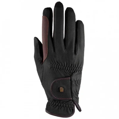 Image de Roeckl Gants d&#039;équitation Malta Vinter Noir/Mocha