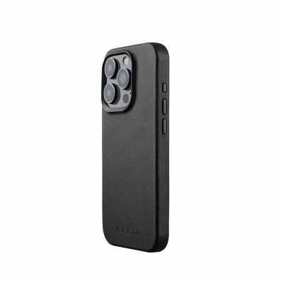 Image de MUJJO Leather Case with MagSafe iPhone 15 Pro Noir CL 039 BK