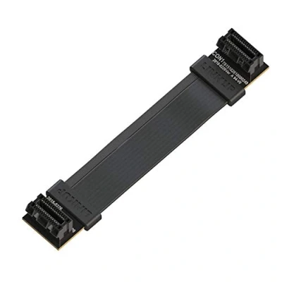 Image de LINKUP Flexible SLI Bridge GPU Cable Extreme High Speed Technology Premium Shielding 85 ohm Design for NVIDIA GPUs Graphic Cards┃Not Compatible with AMD Or RTX 2000/3000 [8cm]