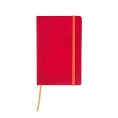 Image de Fabriano 94754 Carnet avec Elast Inspira Cop Rigide Signé A5, 96 Fg, Rayures Rouge, 19714802