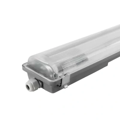 Image de Ledvion Luminaire LED Pour locaux humides 150CM, deux clips RVS IP65, Avec fixation en acier inoxydable, Plus de 75.000 heures, Sans effet poussière ni d&#039;explosion