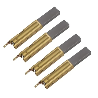 Image de eMagTech Lot de 4 balais charbon pour moteur 32 mm x 11 6,3 Compatible avec Karcher aspirateur humide Vax BL21104 230260