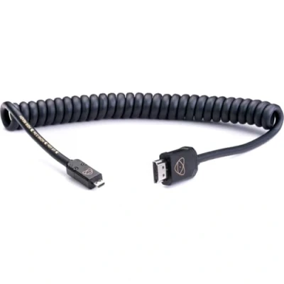 Image de Atomos 4 K60 C2 Câble HDMI Micro 40 cm, Cast Connector 80 cm Extended (Noir) ATOM4K60C2