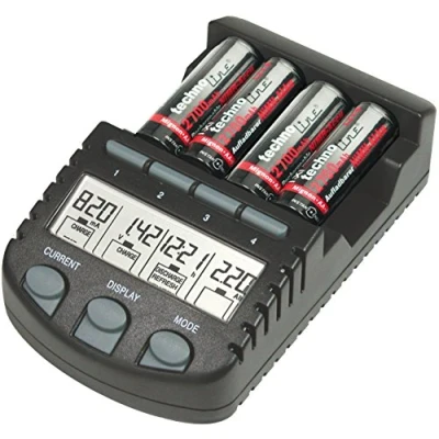 Image de Technoline Product RS 700 BLI Chargeur de pile rechargeable pour NiCd/NiMH Noir