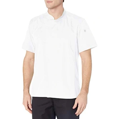 Image de chef Works B471 XXL Springfield Veste de unisexe avec fermeture éclair Blanc Taille