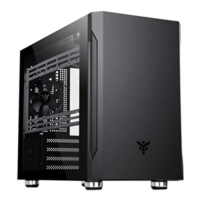 Image de Itek Boîtier Evoke Bro New Concept Mini Tower, mATX, ITX, 2xUSB3, 0.8mm, Side Panel Temp Glass
