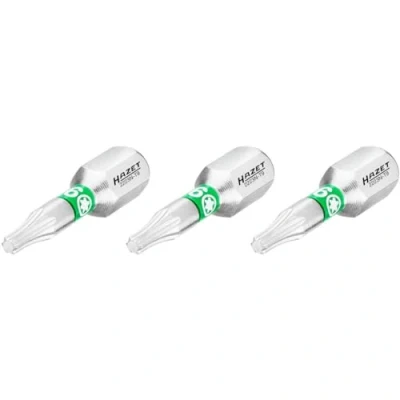Image de HAZET Lot de 3 embouts hexagonaux 6,3 (1/4&quot;) Profil Torx intérieur T9 2223N T9/3