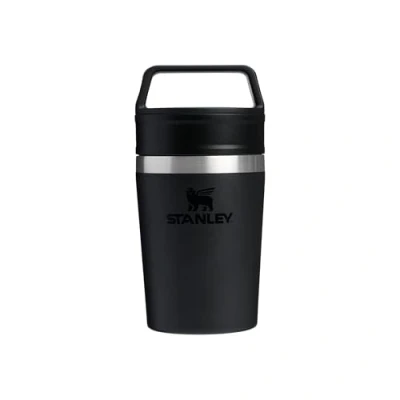 Image de Stanley Mug Isotherme Cafe To Go 0.23L 3 Heures Chaud 4 Froid Étanche et Compact Thermos Café avec Poignée Lavable au Lave Vaisselle Black