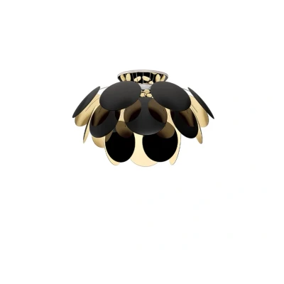 Image de MARSET Discocó plafonnier Ø 53 cm noir/doré