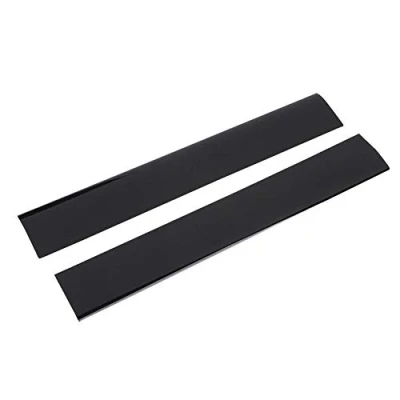 Image de Coque de Remplacement pour PS3 Slim, Bewinner Protection Gauche et Droite Console Cache Remplacement, Droit, Noir