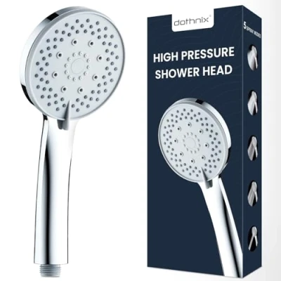 Image de dothnix pommeau de douche haute pression, offrant 5 modes pulvérisation, universel pour basse pression pomme