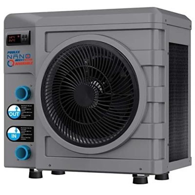 Image de Poolex PC Nano A5R Reversible 5kW Pompe à Chaleur Piscine Dédiée aux Petites Piscines Hors Sol et Spas Consommation de 990 W Volume du Bassin 20 35m3
