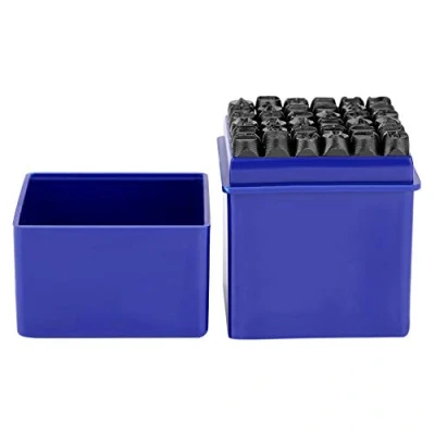Image de Set de Punch Chiffres et Lettres, Frappe 0 8 Lettres à Frapper A Z Pièces Transfert en Acier au Carbone Outil Presse pour Perforation Poinçons Timbres