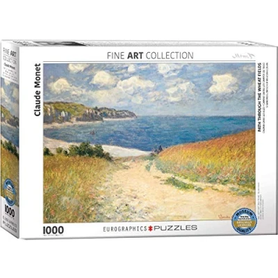 Image de Eurographics PATH Through THE Wheat Fields Claude Monet Puzzle pour enfants, Taille: One Size, Multi coloured