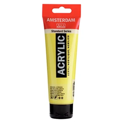 Image de Amsterdam Standard Series Acrylique Tube 120 ml Jaune Azo Citron 267 (17092672)