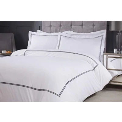 Image de Emma Barclay Mayfair Parure de lit King Size en Graphite, Coton 50% Polyester