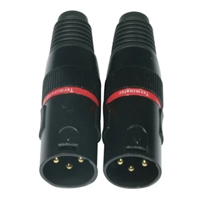 Image de Accu Cable Kit câble résistance terminale DMX 3 broches Noir