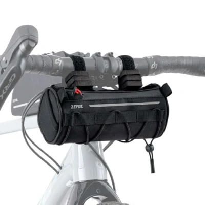 Image de ZEFAL Z Adventure F1 Sacoche Guidon Velo Sac Compact, Léger et Etanche Montage Universel sur Noir, 1,2 litres